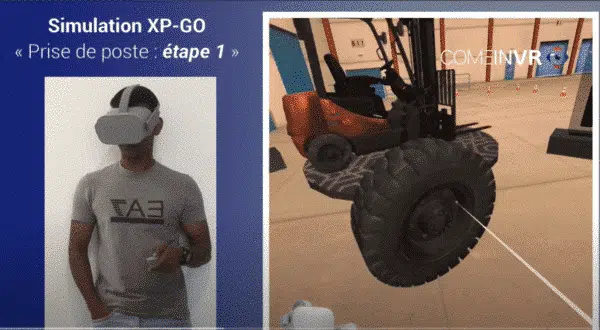Simulateur VR prise de poste chariot